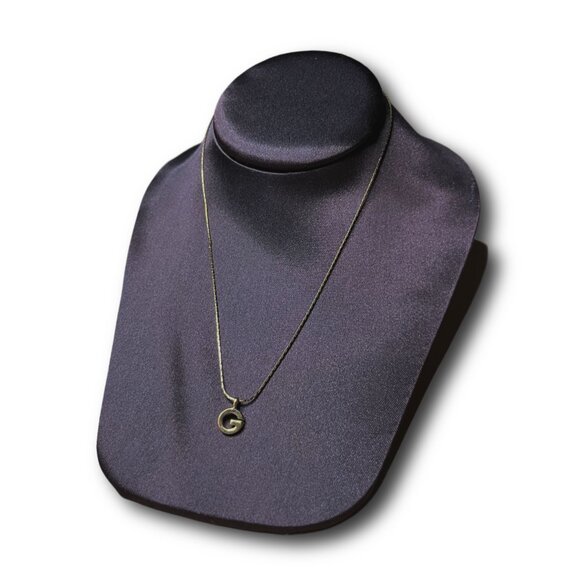 Vintage Givenchy 'G' Gold Necklace - Picture 2 of 6